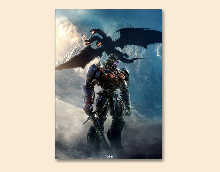 "TRANSFORMERS - PRIME" -Shiny & Sturdy Metallic Poster Art That Pops & Sticks