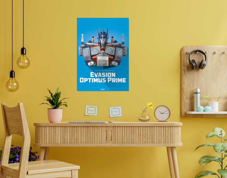 "EVASION PRIME" -Shiny & Sturdy Metallic Poster Art That Pops & Sticks