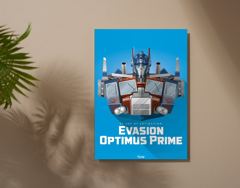 "EVASION PRIME" -Shiny & Sturdy Metallic Poster Art That Pops & Sticks