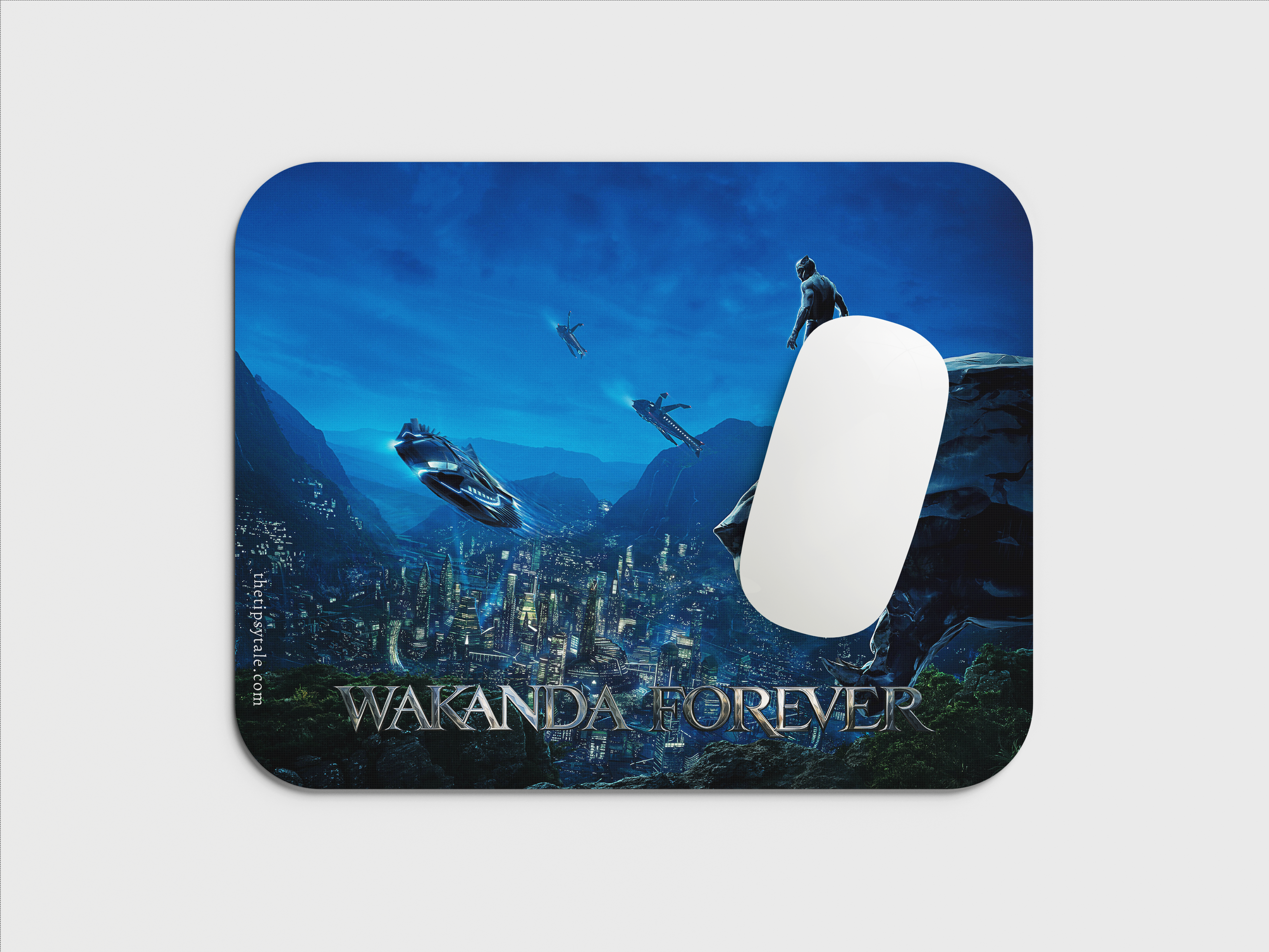 "WAKANDA FOREVER: BLACK PANTHER" Mousepad Enhance Your Workspace with Style