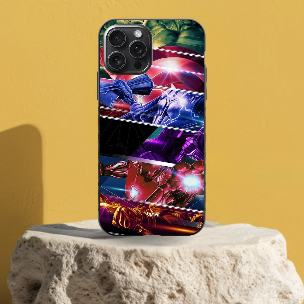 "AVENGERS FULL SQUAD" -Mobile Covers Shock Resistant, Slim & Stylish Cases
