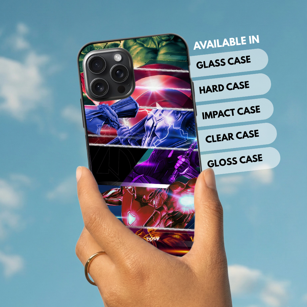 "AVENGERS FULL SQUAD" -Mobile Covers Shock Resistant, Slim & Stylish Cases
