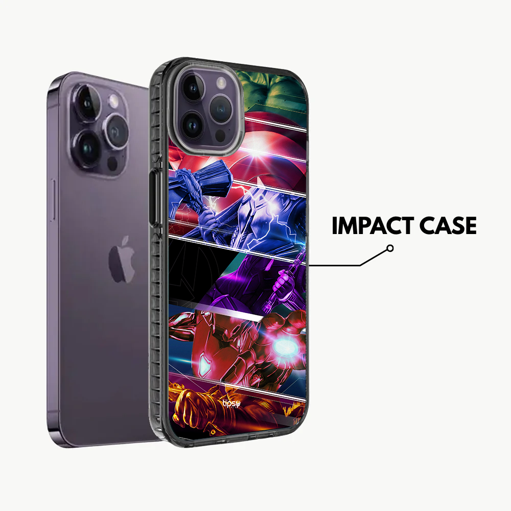 "AVENGERS FULL SQUAD" -Mobile Covers Shock Resistant, Slim & Stylish Cases