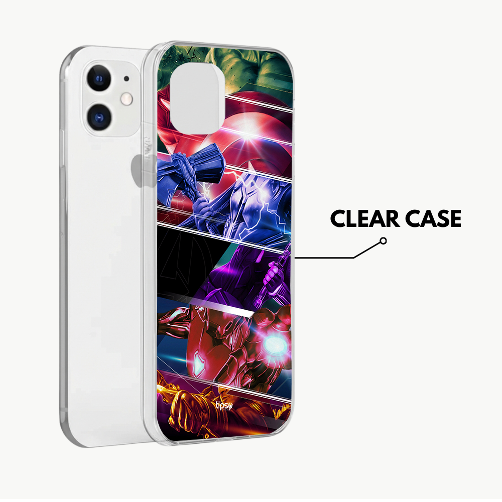 "AVENGERS FULL SQUAD" -Mobile Covers Shock Resistant, Slim & Stylish Cases