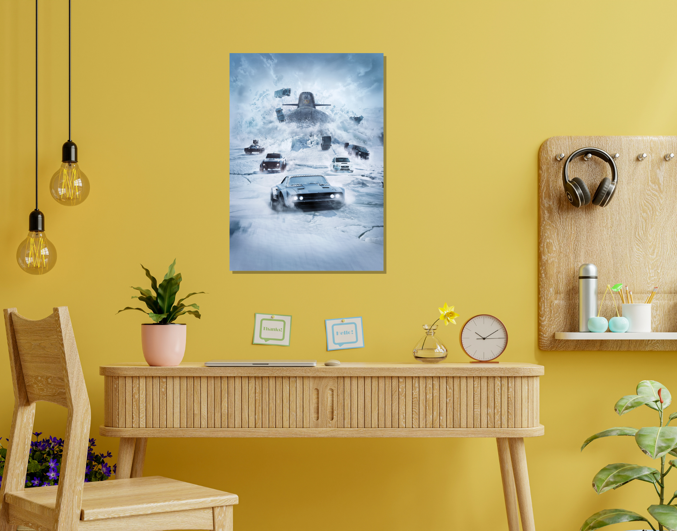 "THE FATE OF THE FURIOUS"- Shiny & Sturdy Metallic Poster Art That Pops & Sticks (Literally!)