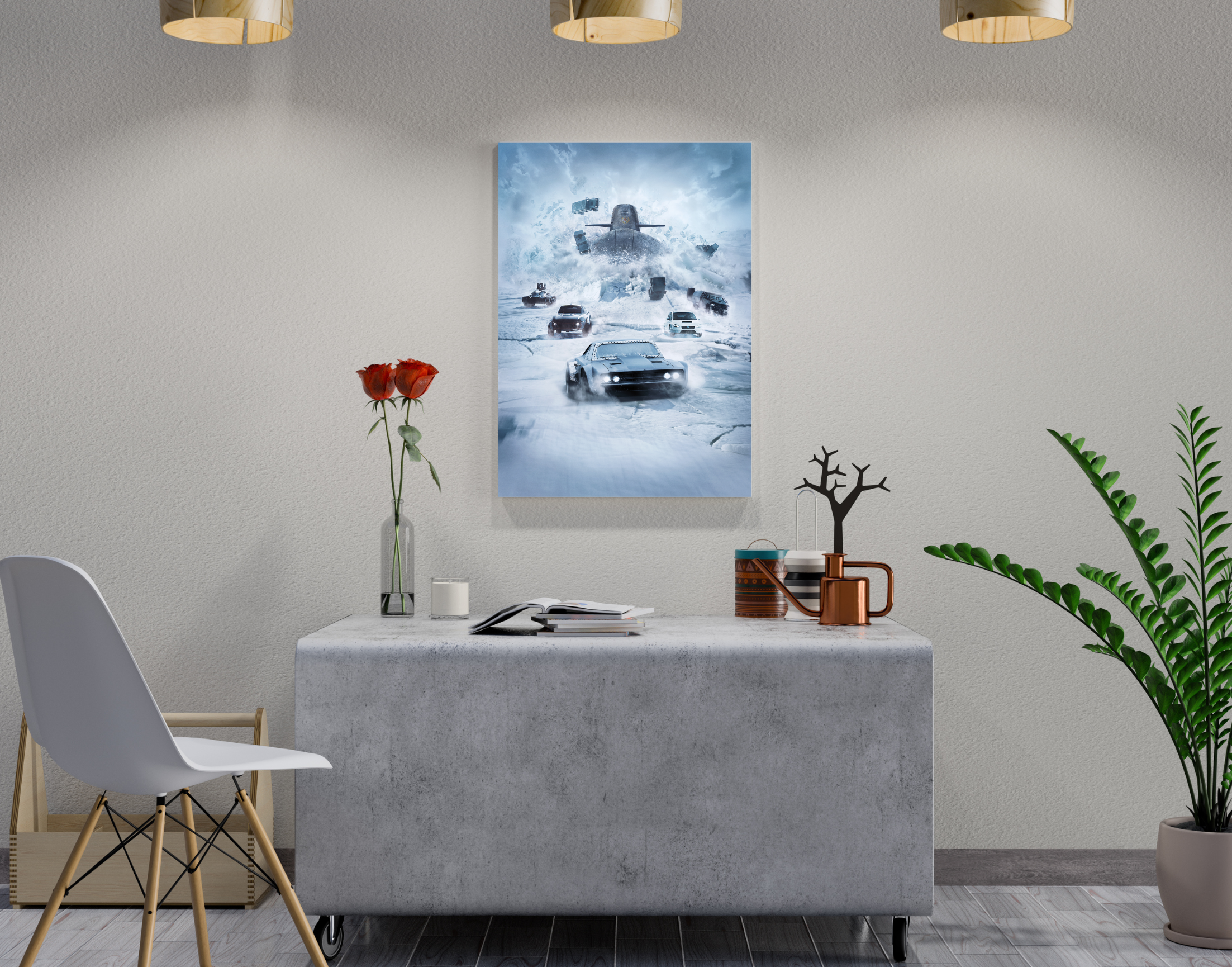 "THE FATE OF THE FURIOUS"- Shiny & Sturdy Metallic Poster Art That Pops & Sticks (Literally!)