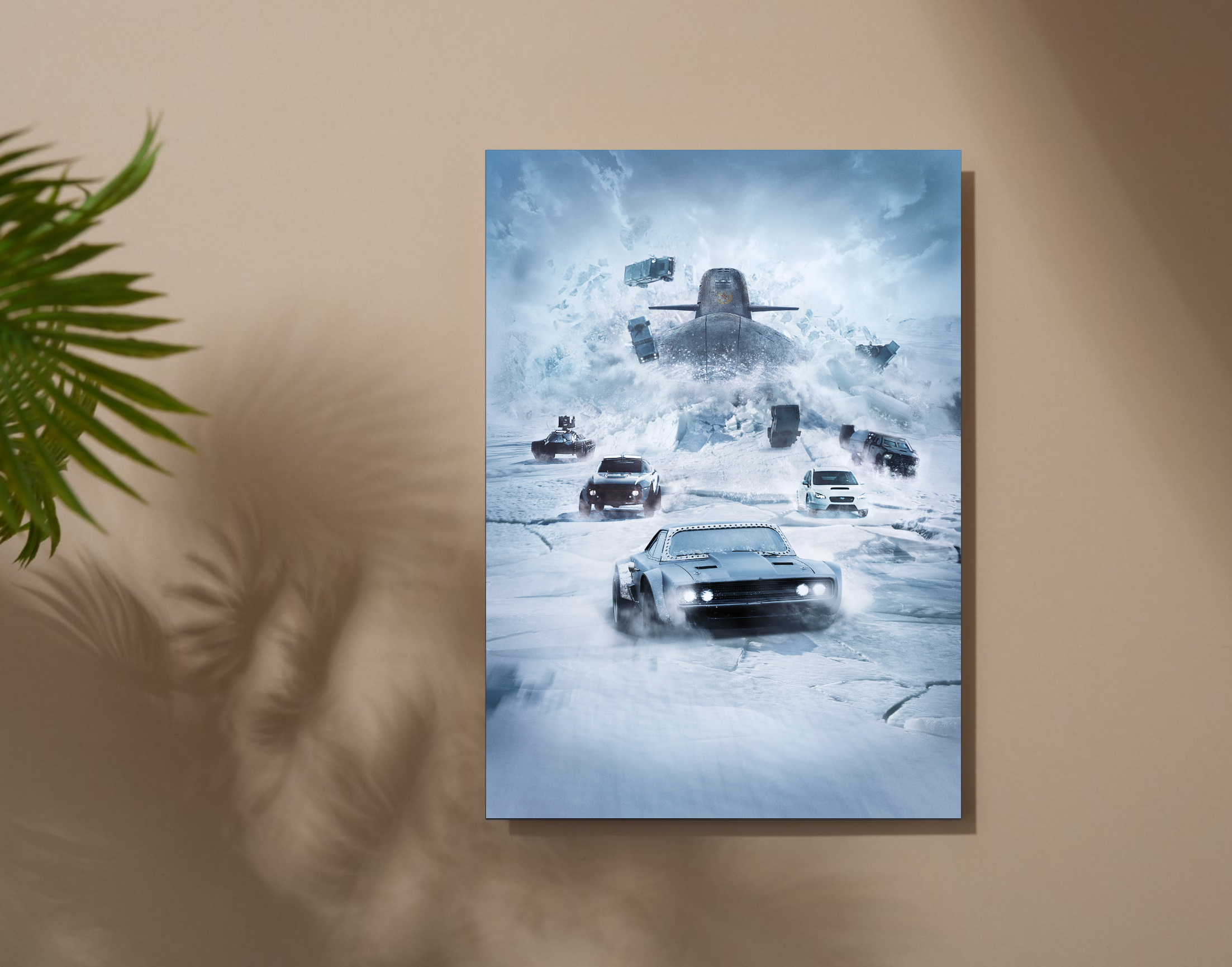 "THE FATE OF THE FURIOUS"- Shiny & Sturdy Metallic Poster Art That Pops & Sticks (Literally!)