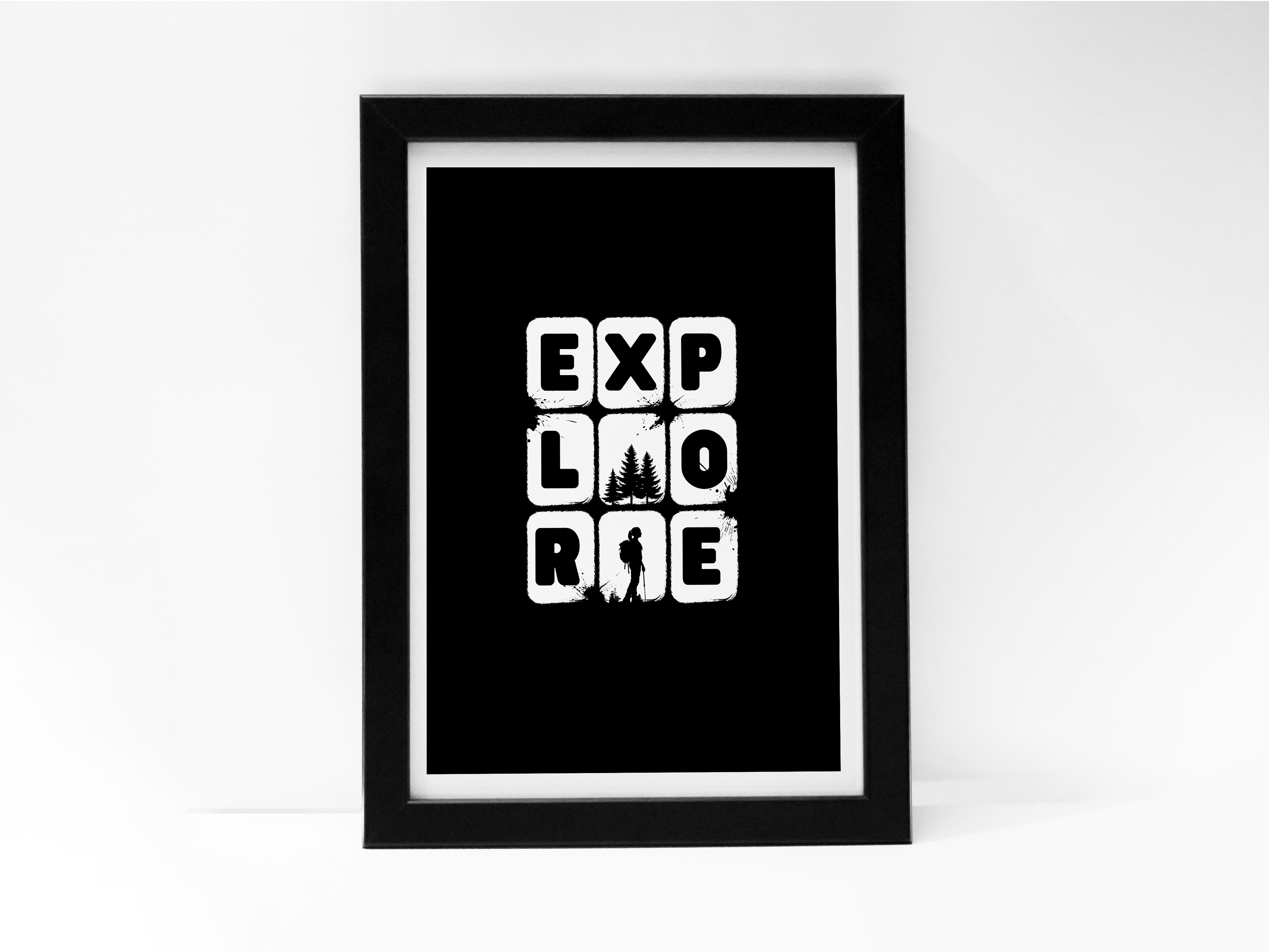 "EXPLORE:UNFORGETTABLE JOURNEY OF ADVENTURE“  Poster: Add a Touch of Personality to Your Space