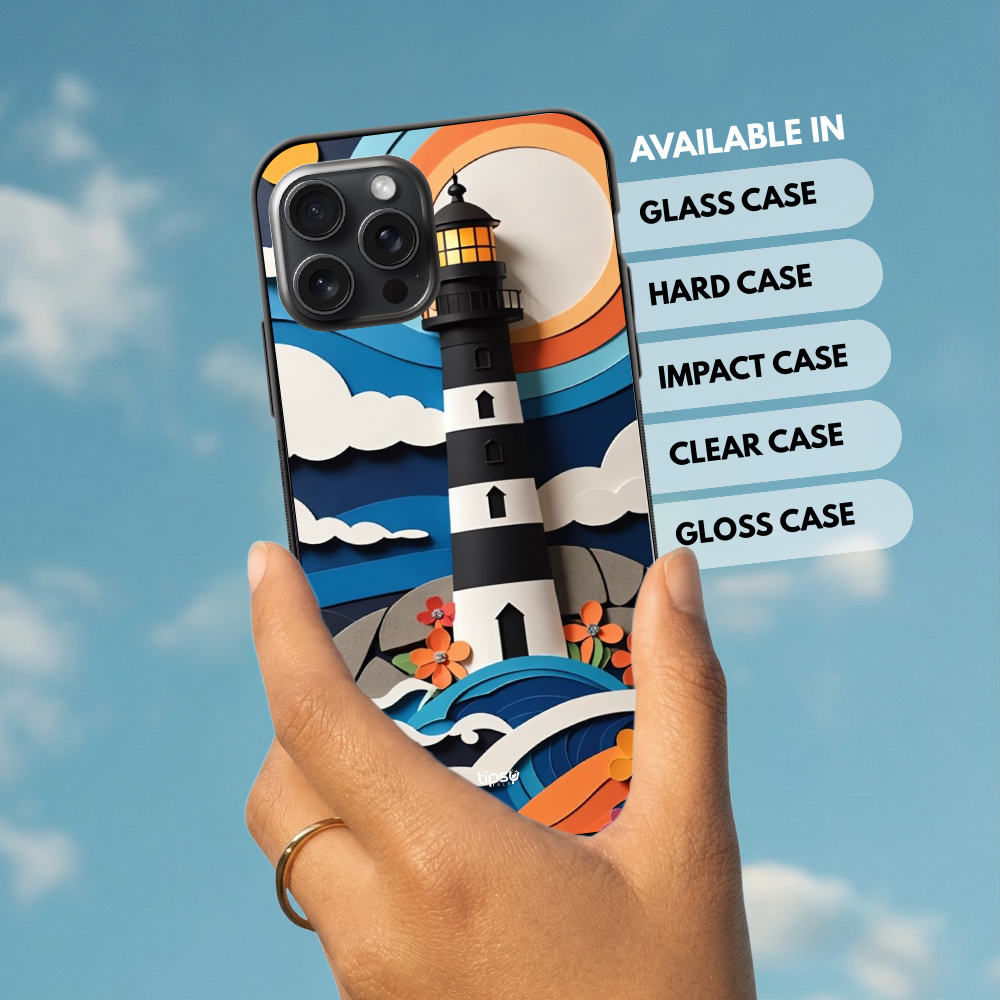 "LIGHT HOUSE BEACH ART" -Mobile Covers Shock Resistant, Slim & Stylish Cases