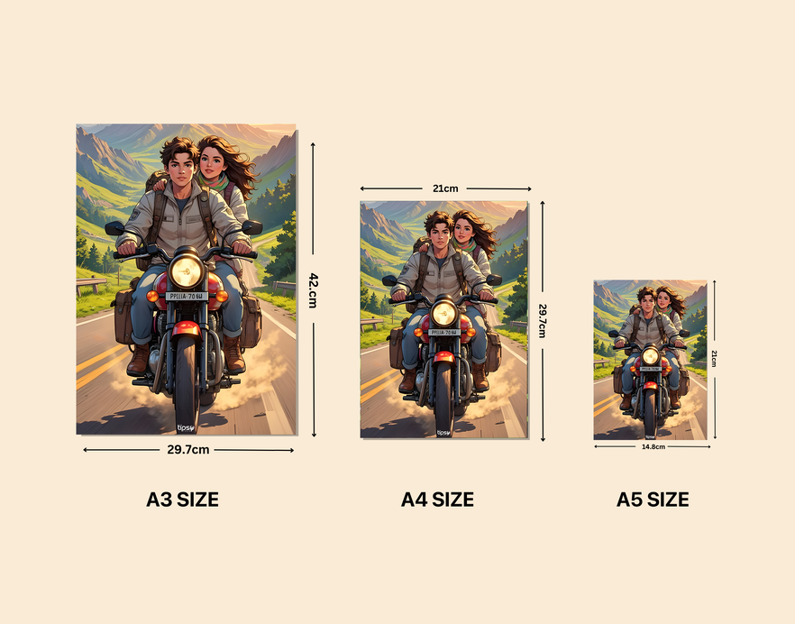 "ADVENTURE ROUTE " -Shiny & Sturdy Metallic Poster Art That Pops & Sticks