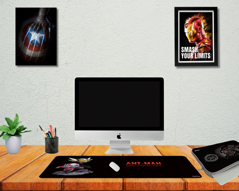 A Gift That Matches Their Energy -Superhero Vibe-Deskmat + Poster + Laptop sleeves (COMBO)