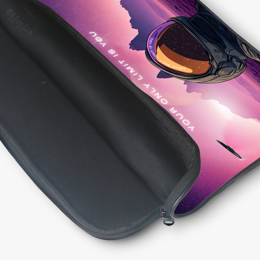 "YOUR ONLY LIMIT IS YOU" Laptop Sleeves:Bold Modern Design for Every Size