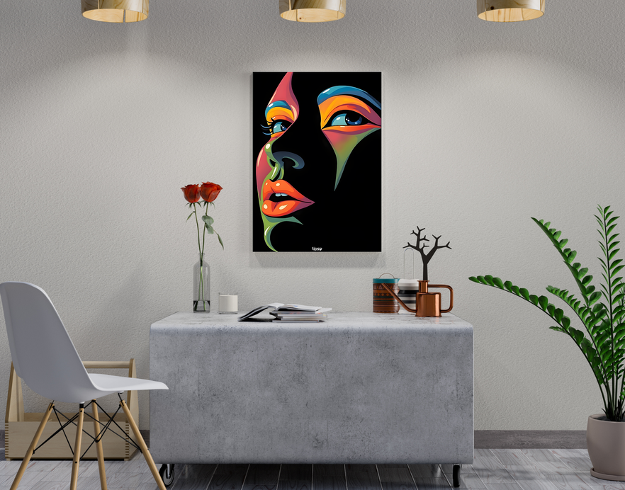 "VIBRANT POP ART" -Shiny & Sturdy Metallic Poster Art That Pops & Sticks