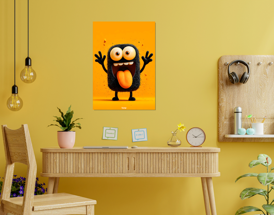"MANGO" -Shiny & Sturdy Metallic Poster Art That Pops & Sticks