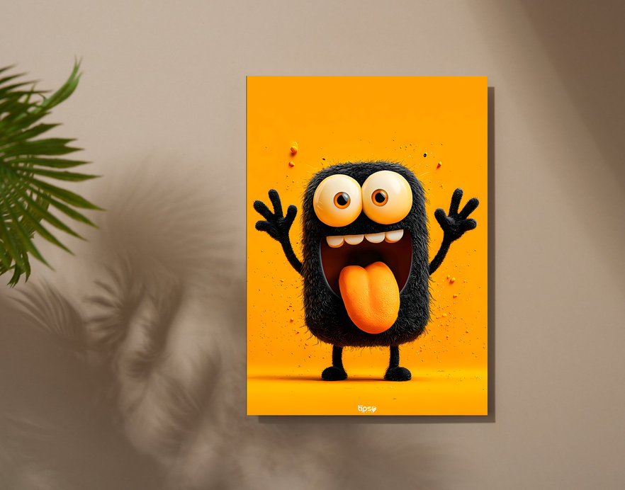 "MANGO" -Shiny & Sturdy Metallic Poster Art That Pops & Sticks