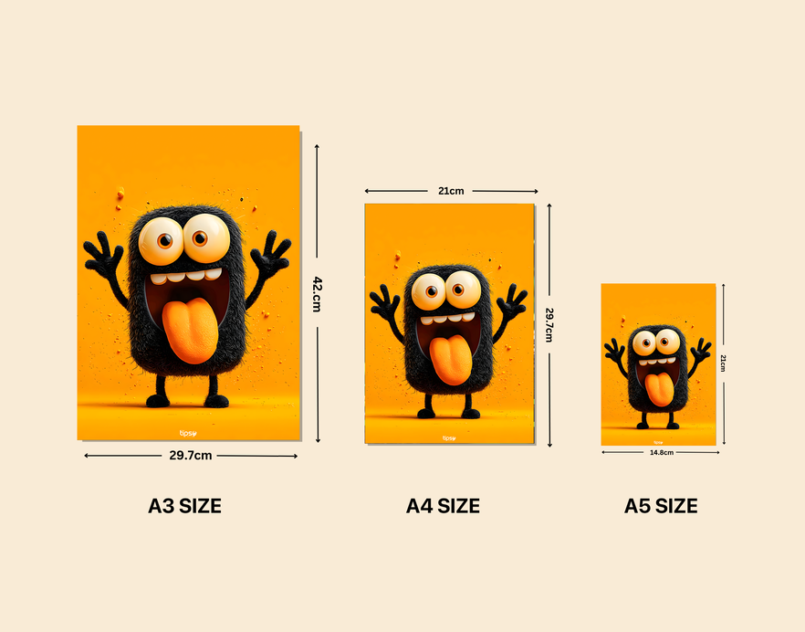 "MANGO" -Shiny & Sturdy Metallic Poster Art That Pops & Sticks