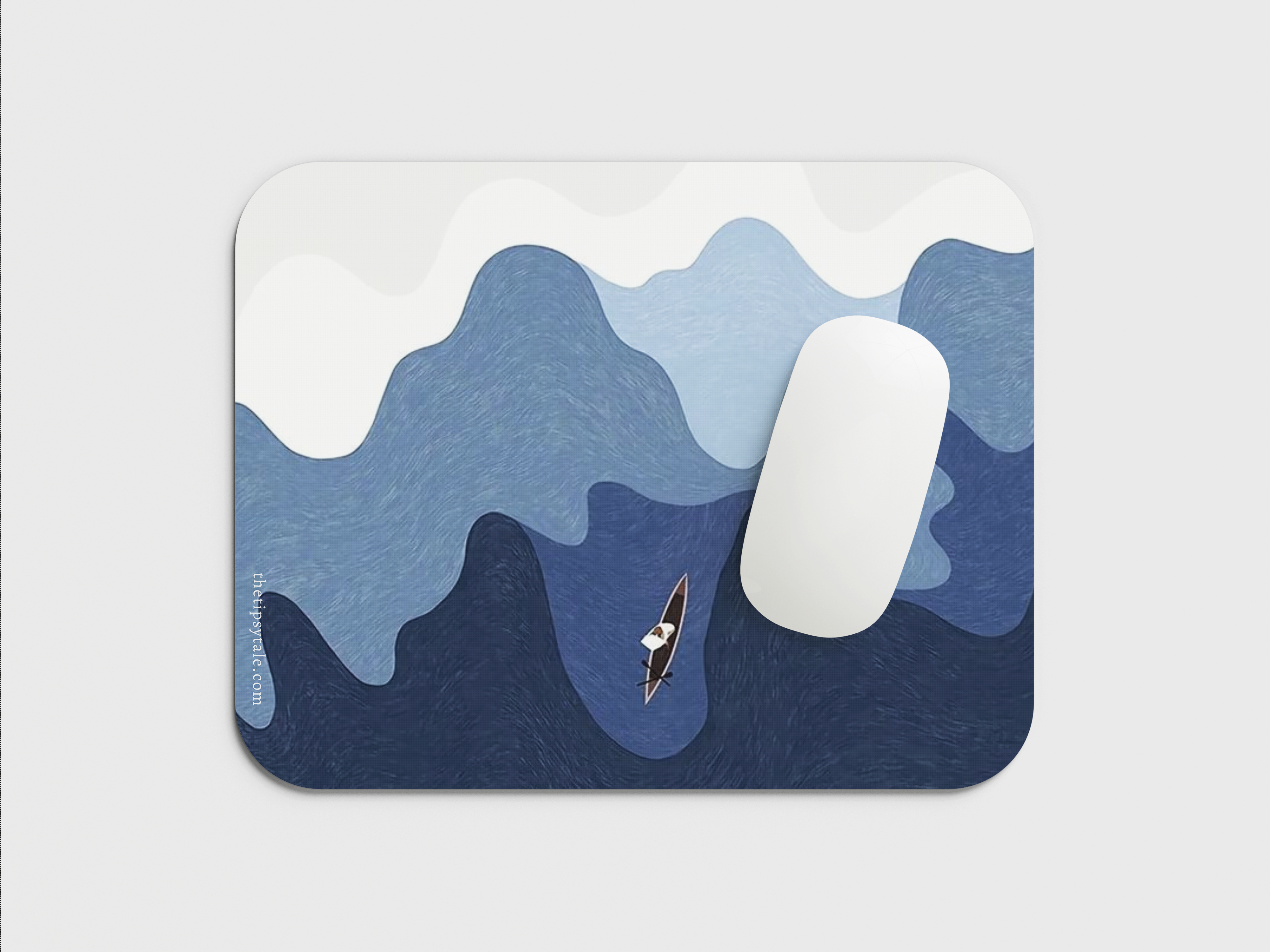 "IN THE BOAT ADVENTURE" Mousepad Enhance Your Workspace with Style