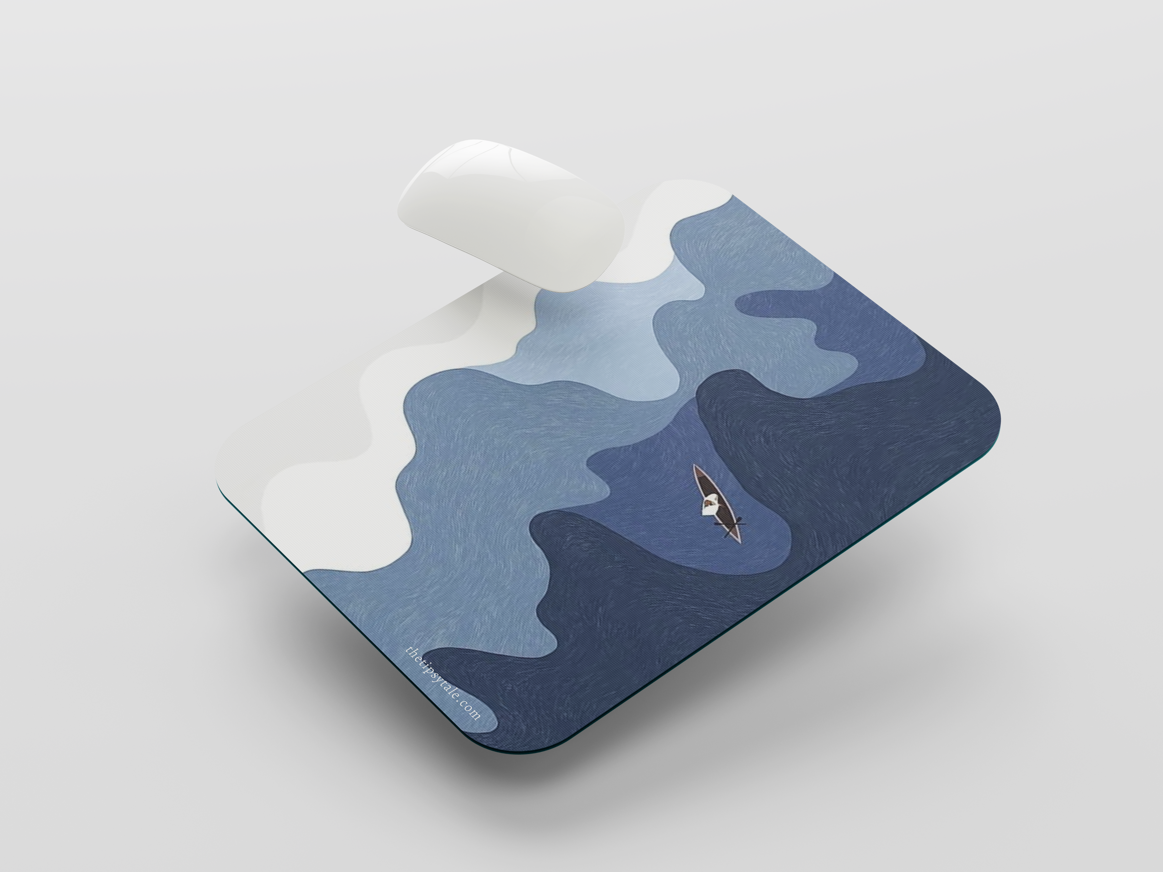 "IN THE BOAT ADVENTURE" Mousepad Enhance Your Workspace with Style