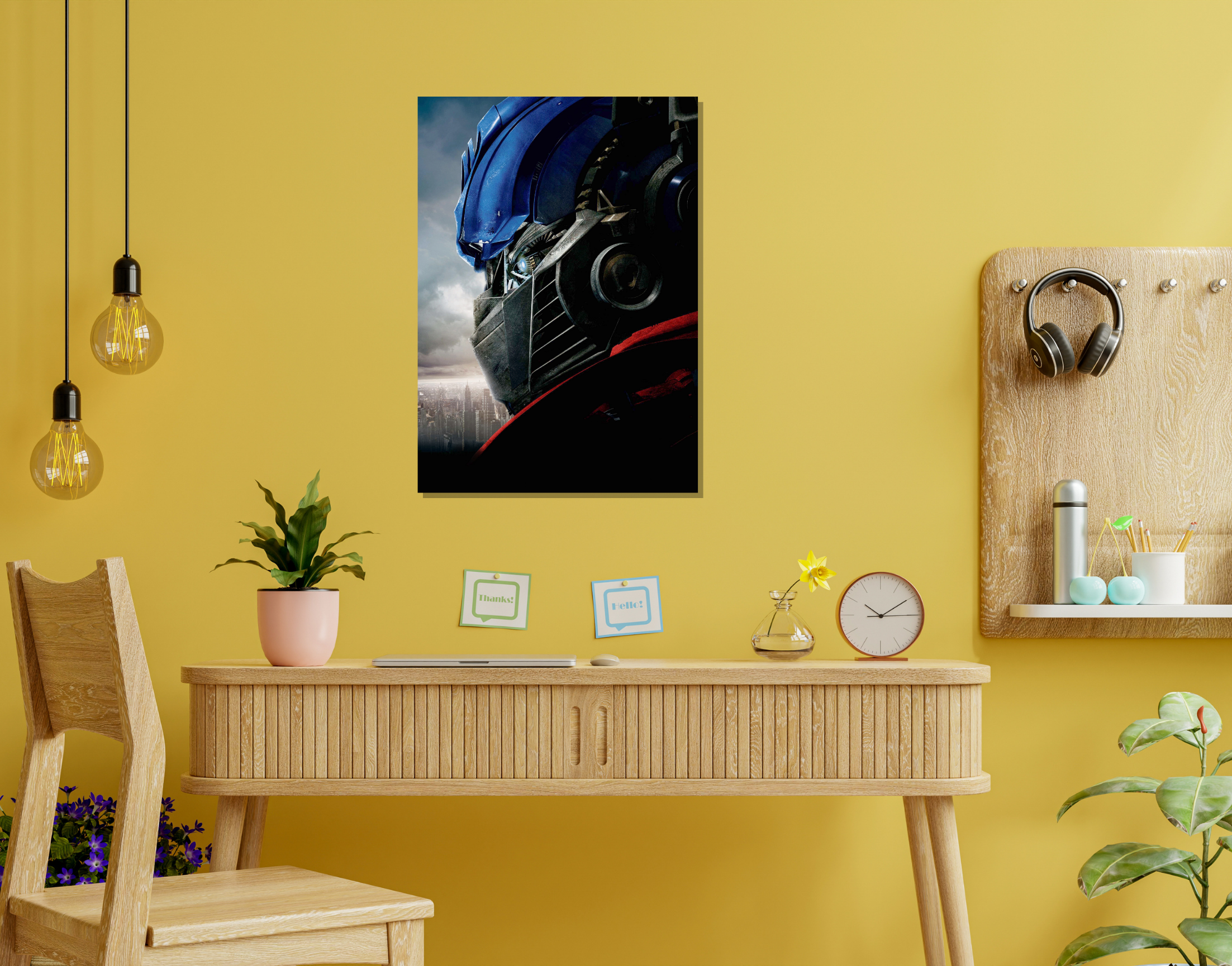 "TRANSFORMERS : AGE OF EXTINCTION"- Shiny & Sturdy Metallic Poster Art That Pops & Sticks (Literally!)