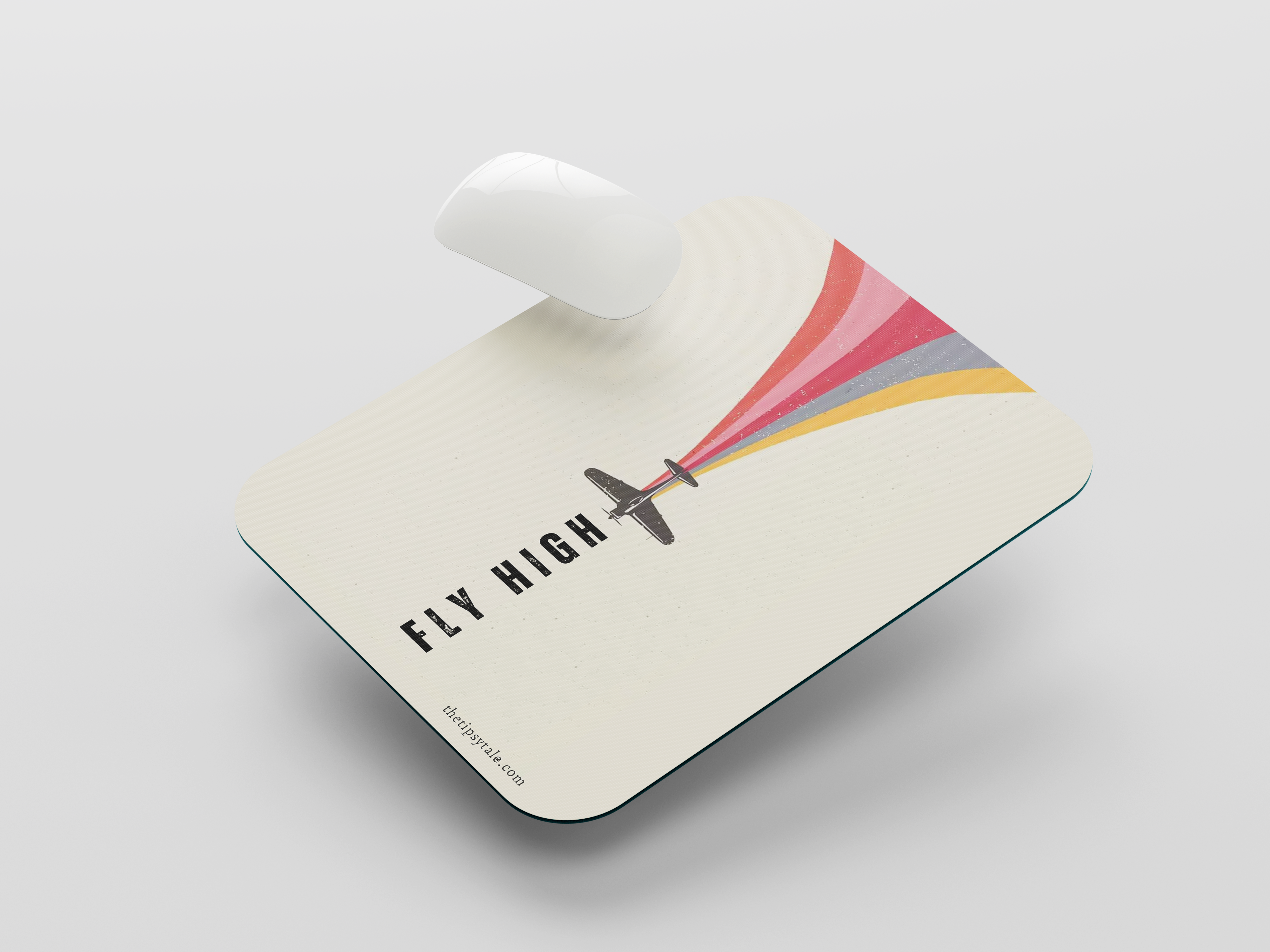 "FLY HIGH: MOTIVATIONAL" Mousepad Enhance Your Workspace with Style