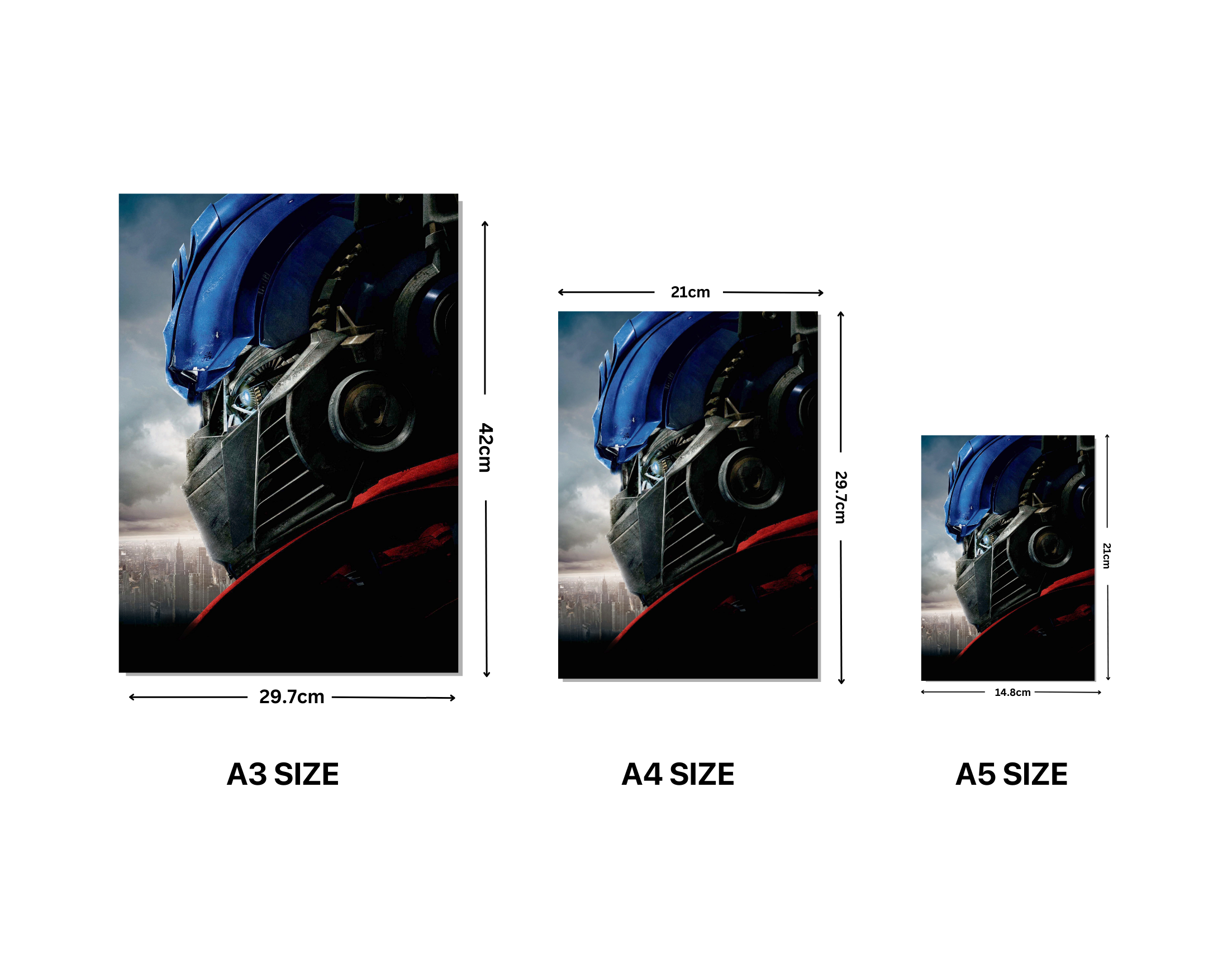 "TRANSFORMERS : AGE OF EXTINCTION"- Shiny & Sturdy Metallic Poster Art That Pops & Sticks (Literally!)