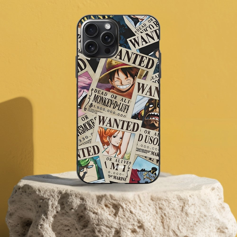 "ONE PIECE WANTED LIST" -Mobile Covers Shock Resistant, Slim & Stylish Cases