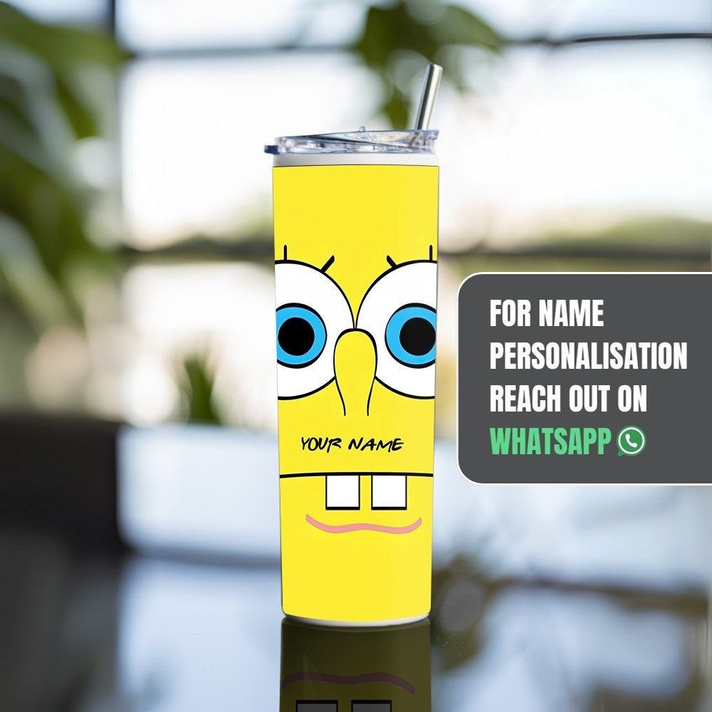 "SpongeBob" Tumbler with Metal Straw