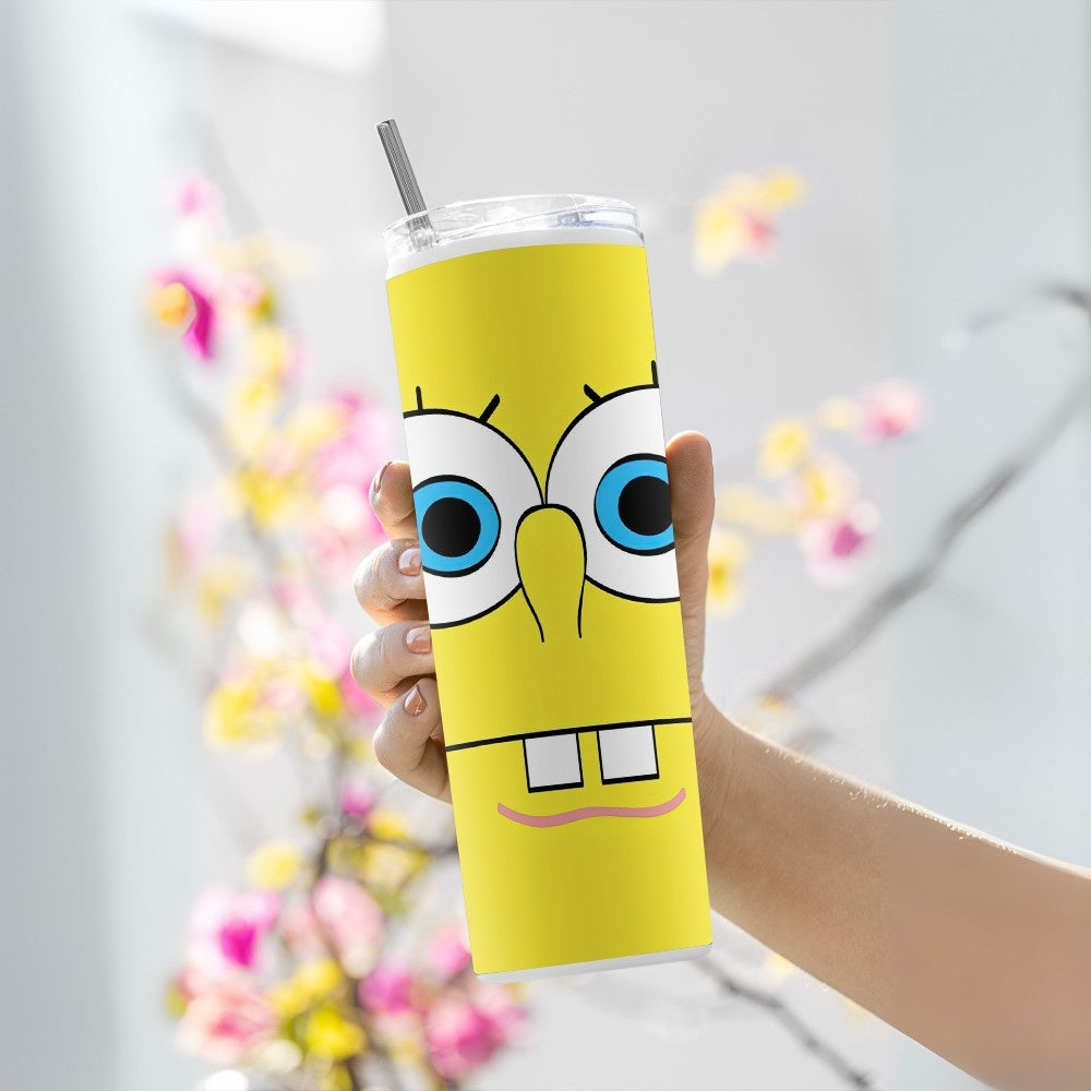 "SpongeBob" Tumbler with Metal Straw