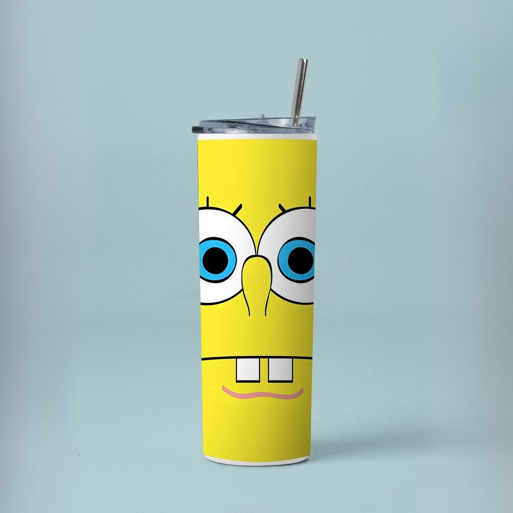 "SpongeBob" Tumbler with Metal Straw