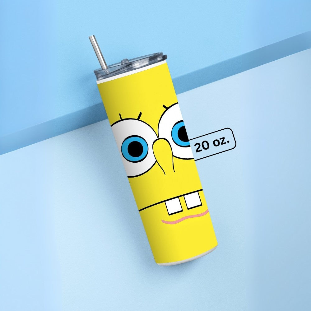"SpongeBob" Tumbler with Metal Straw