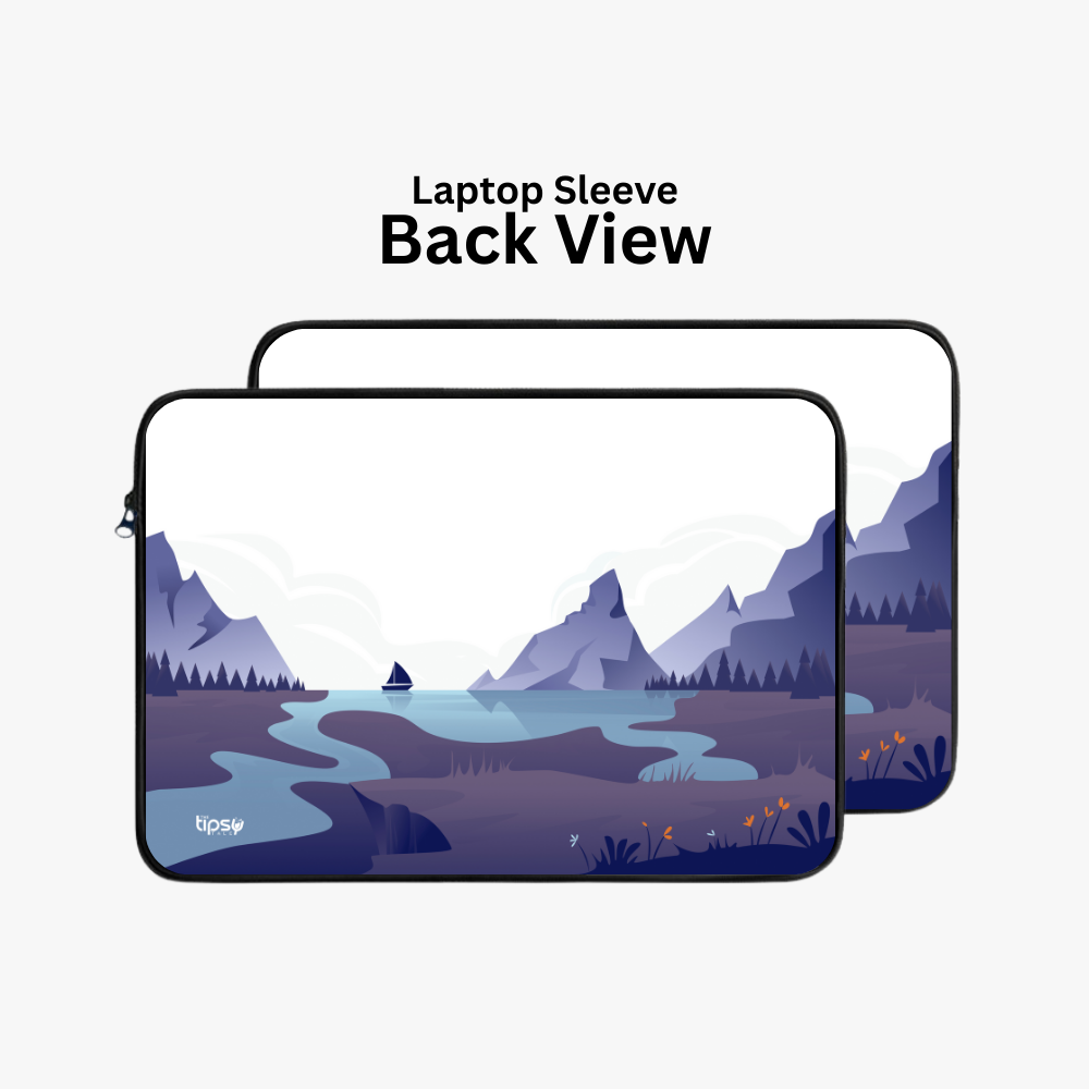 "In-between the Mountains" Laptop Sleeves:Bold Modern Design for Every Size