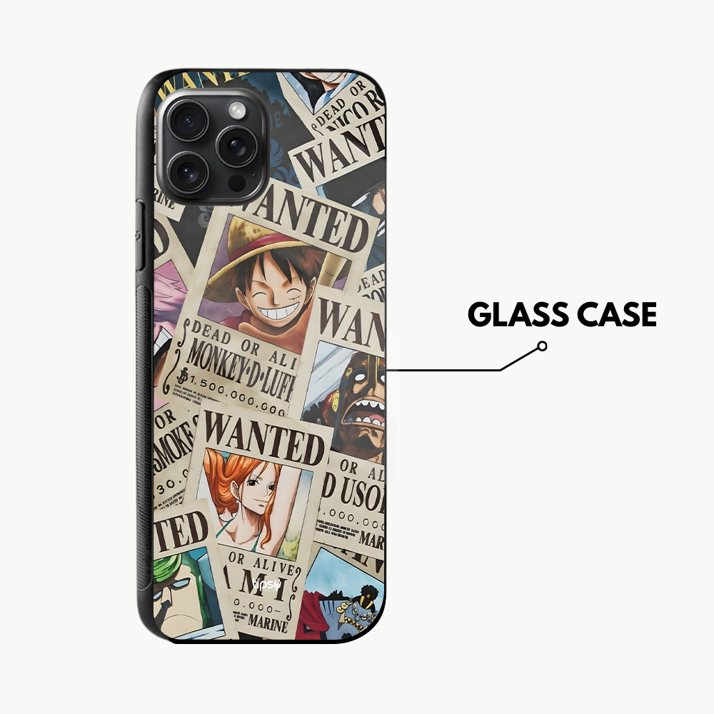 "ONE PIECE WANTED LIST" -Mobile Covers Shock Resistant, Slim & Stylish Cases
