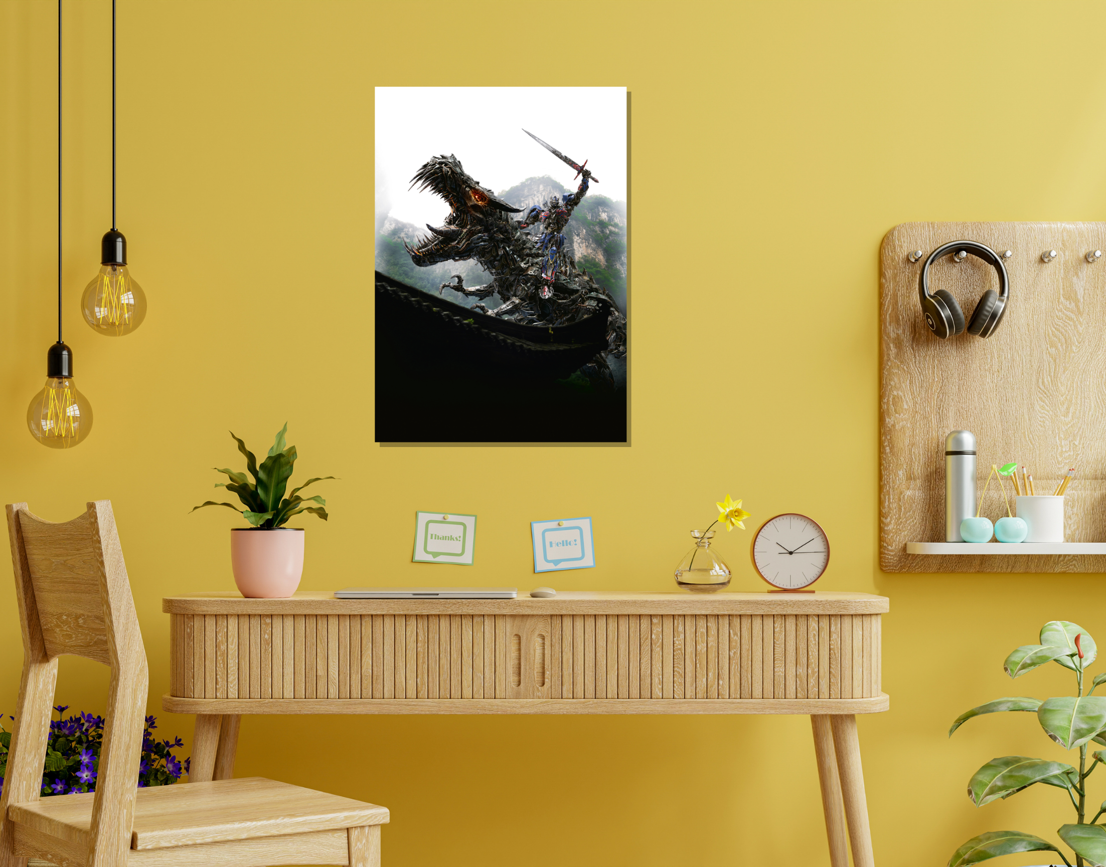 "TRANSFORMERS : THE LAST KNIGHT"- Shiny & Sturdy Metallic Poster Art That Pops & Sticks (Literally!)