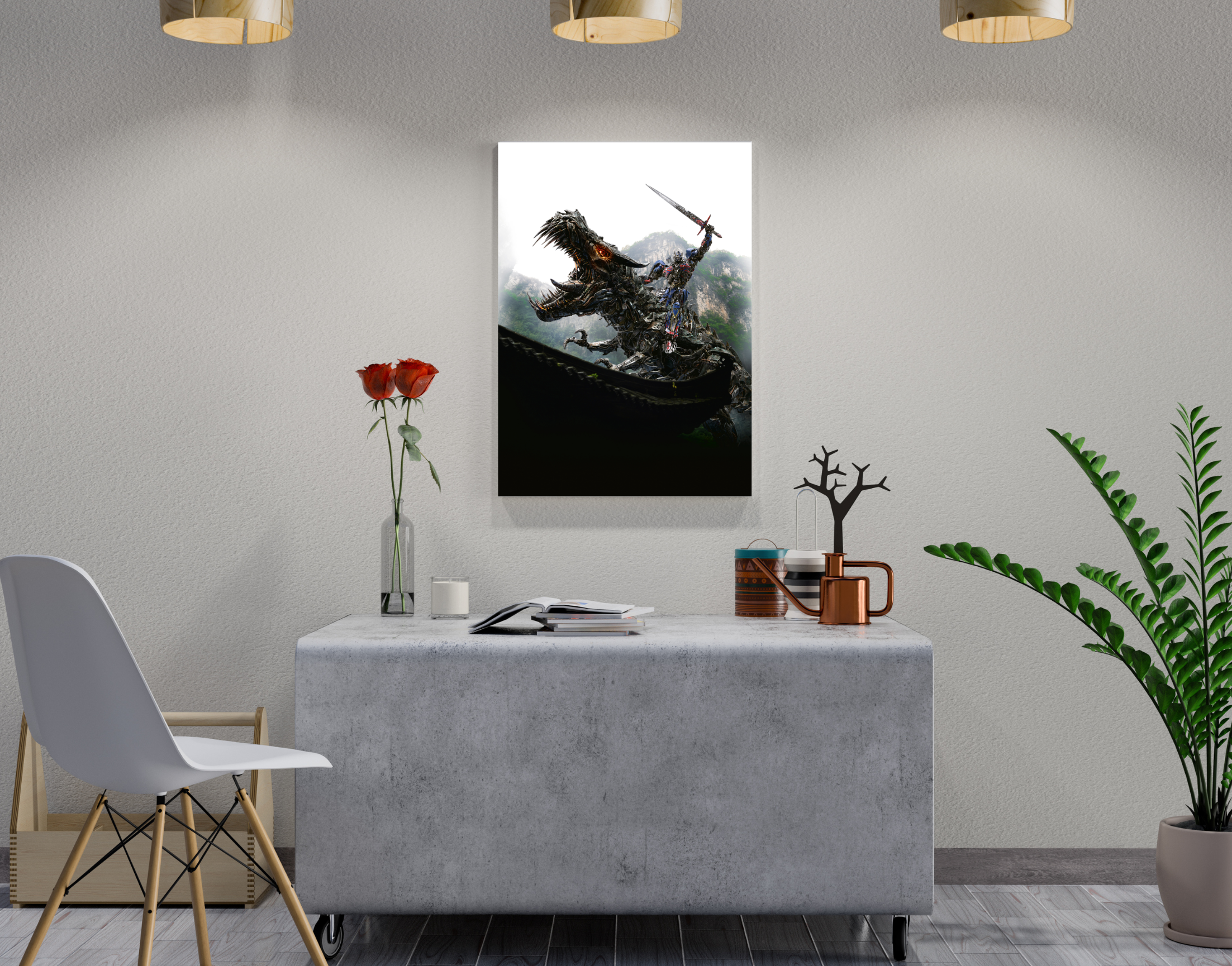 "TRANSFORMERS : THE LAST KNIGHT"- Shiny & Sturdy Metallic Poster Art That Pops & Sticks (Literally!)