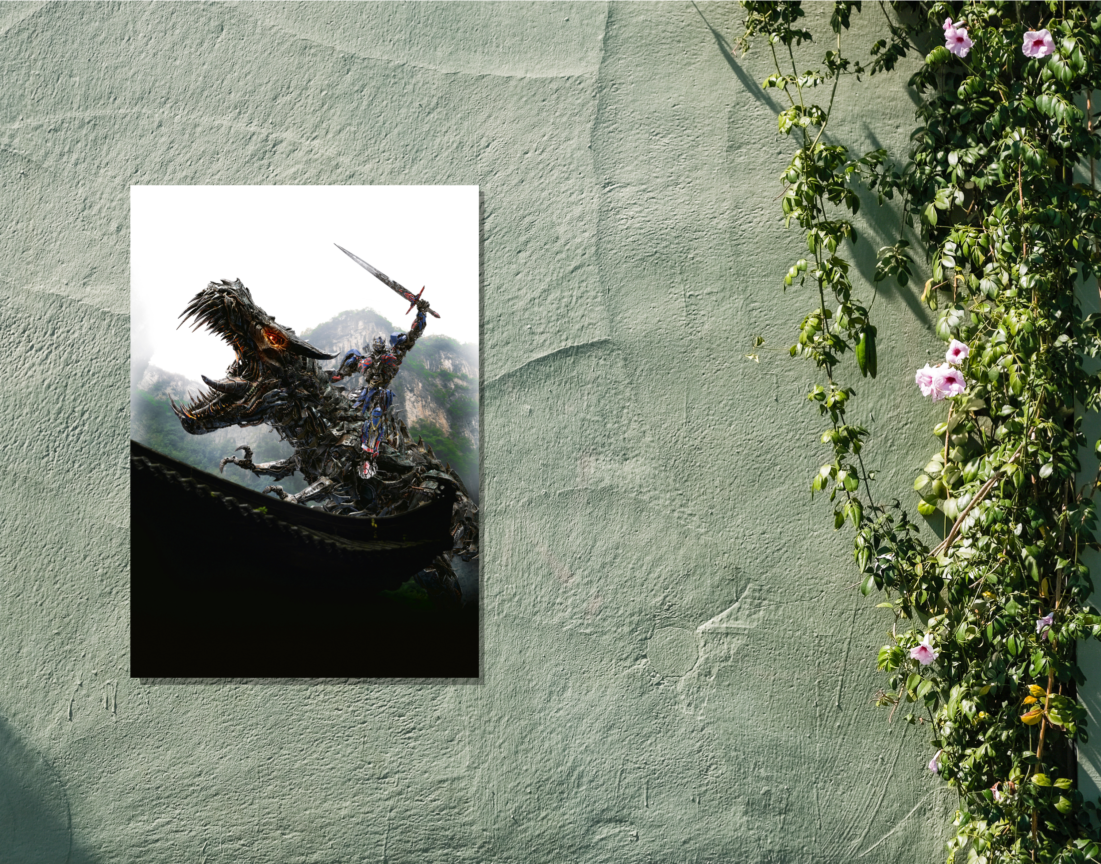 "TRANSFORMERS : THE LAST KNIGHT"- Shiny & Sturdy Metallic Poster Art That Pops & Sticks (Literally!)