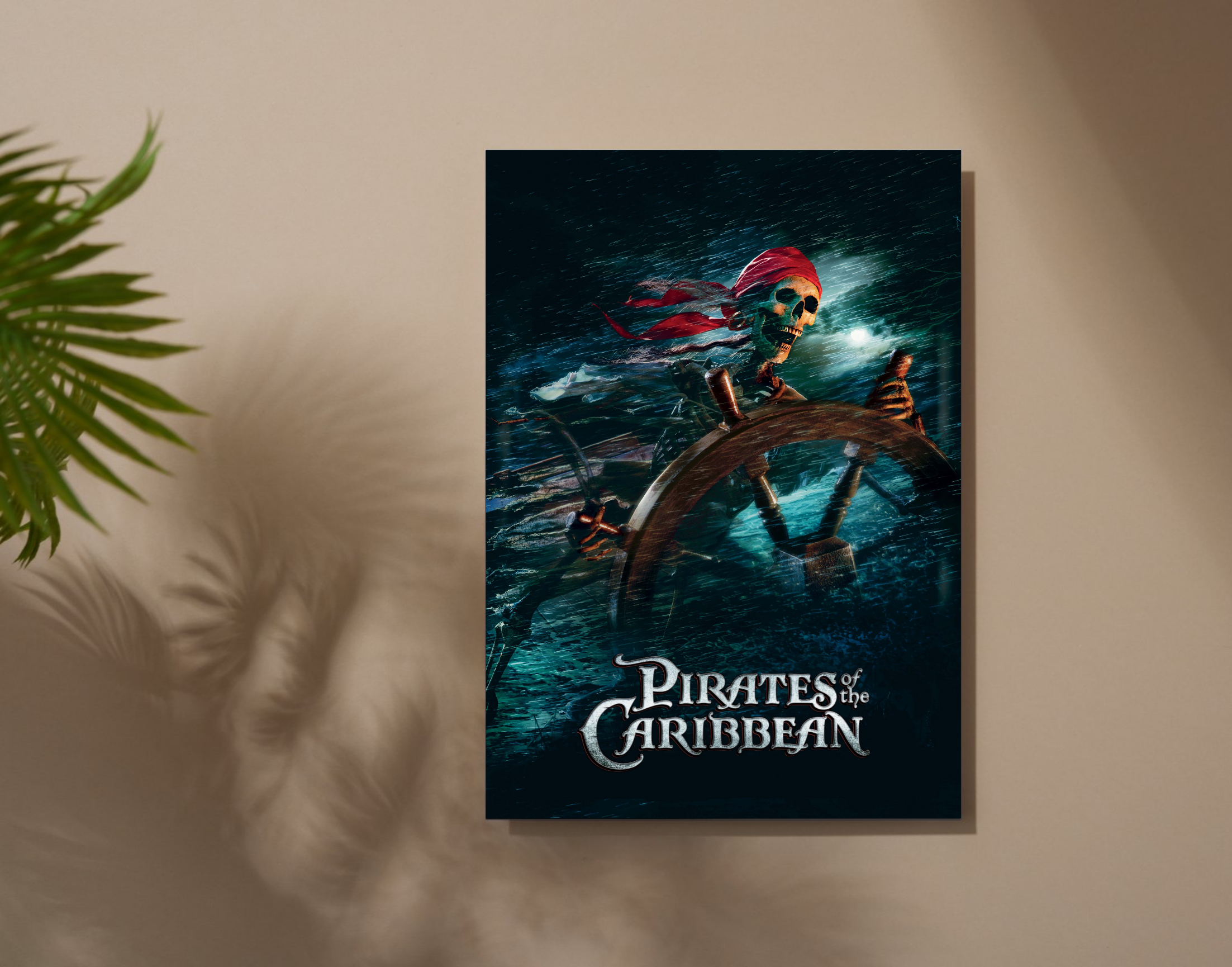 "PIRATES OF THE CARIBBEAN : ON STRANGER TIDES"- Shiny & Sturdy Metallic Poster Art That Pops & Sticks (Literally!)