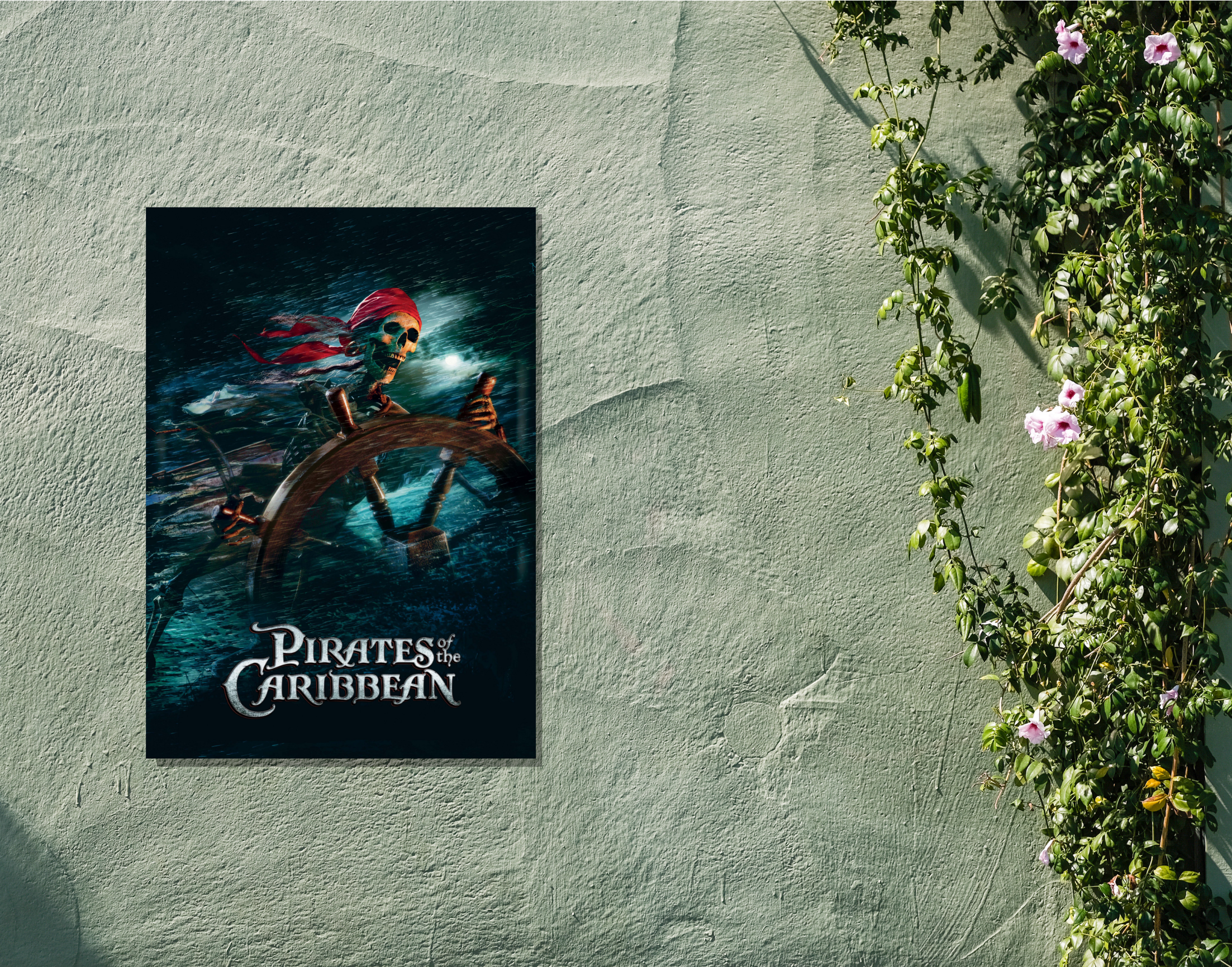 "PIRATES OF THE CARIBBEAN : ON STRANGER TIDES"- Shiny & Sturdy Metallic Poster Art That Pops & Sticks (Literally!)