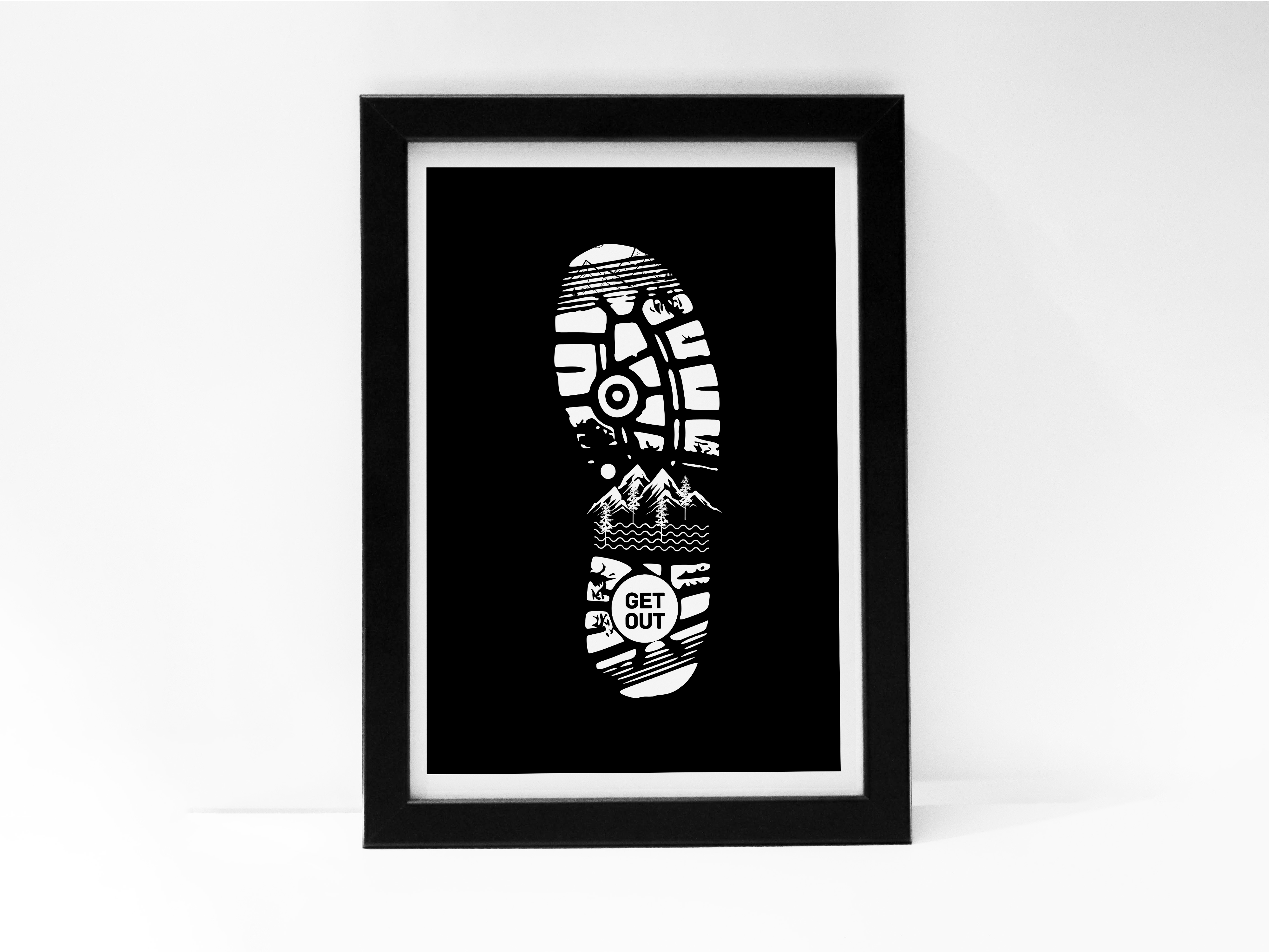 "GET OUT AND EXPLORE" Poster: Add a Touch of Personality to Your Space