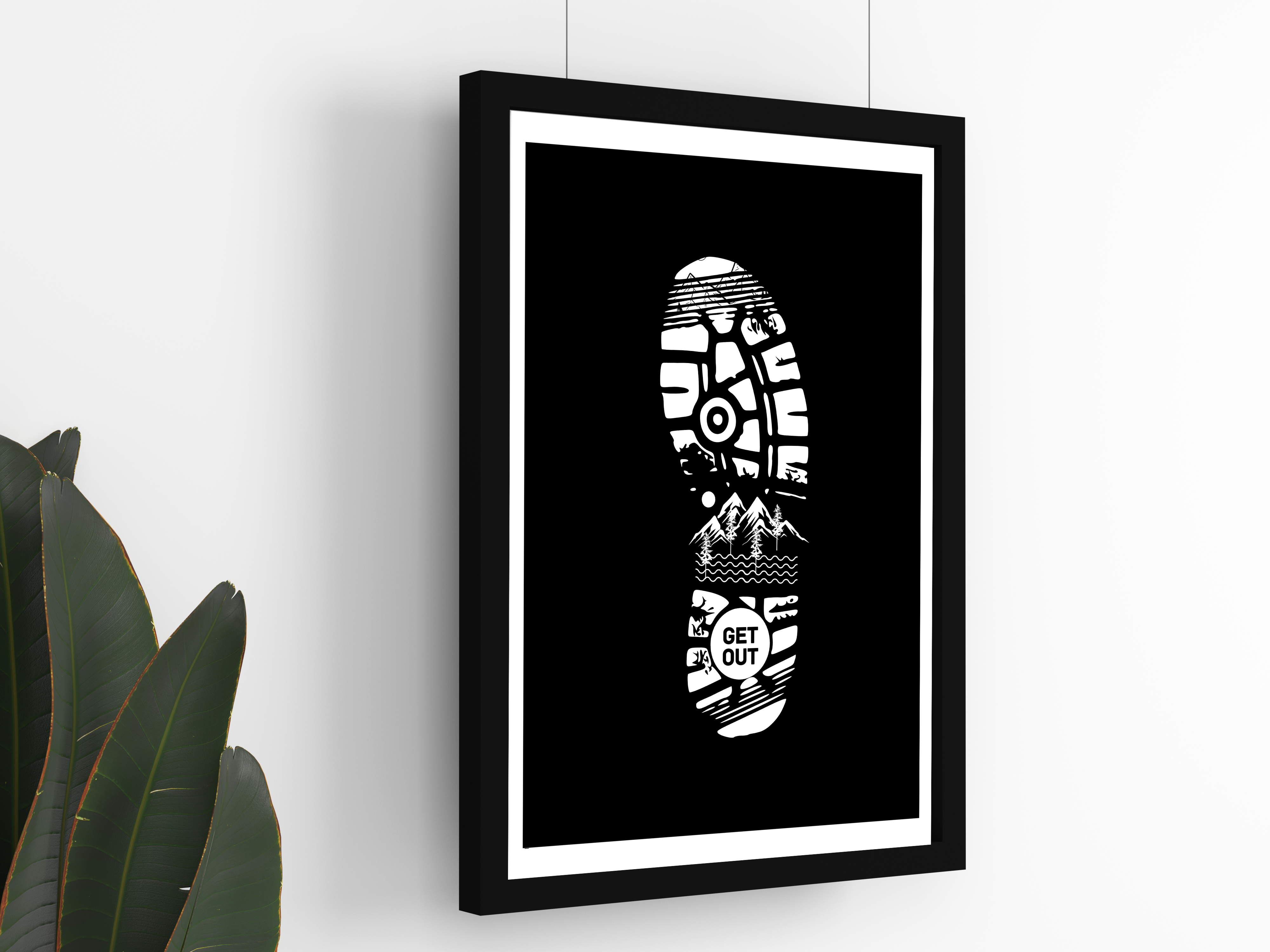 "GET OUT AND EXPLORE" Poster: Add a Touch of Personality to Your Space