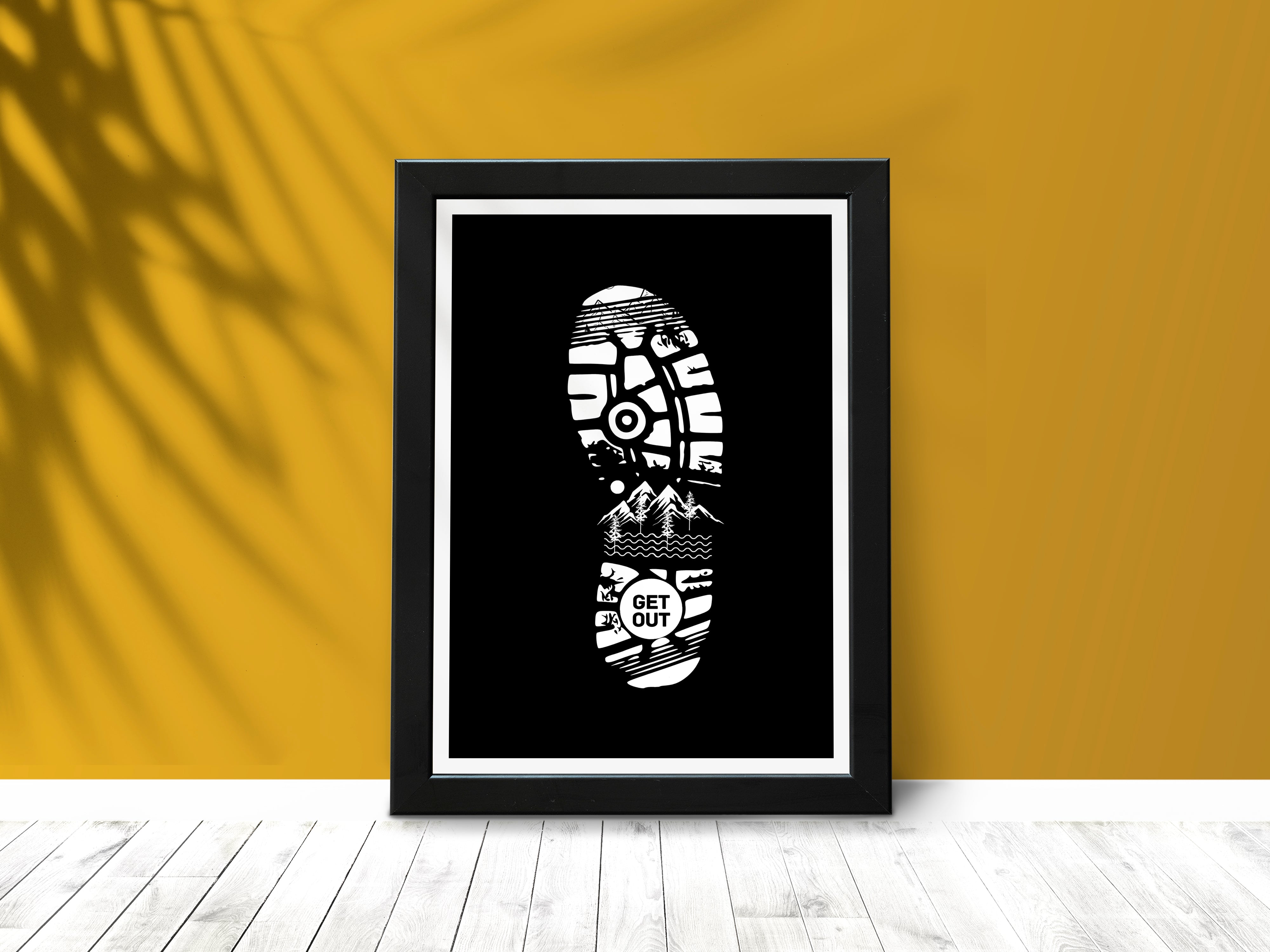 "GET OUT AND EXPLORE" Poster: Add a Touch of Personality to Your Space