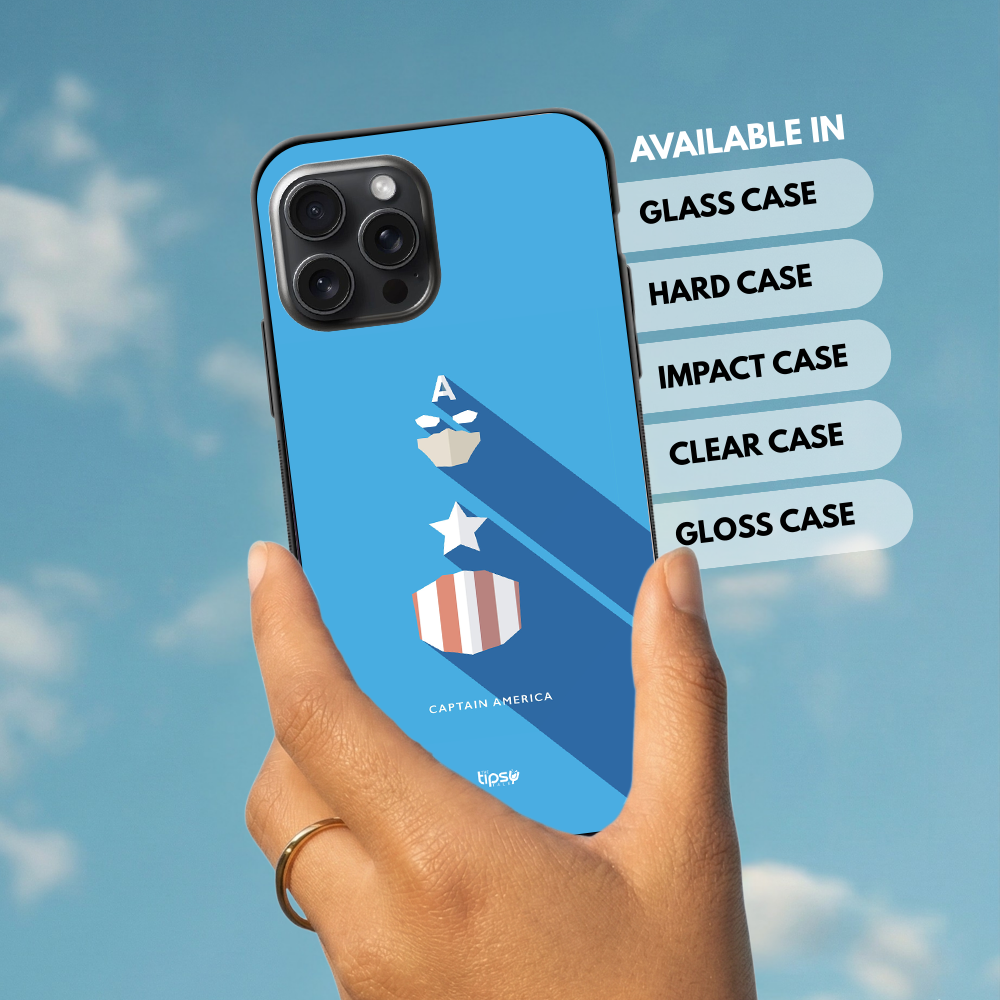 "CAPTAIN AMERICA - MARVEL" -Mobile Covers Shock Resistant, Slim & Stylish Cases