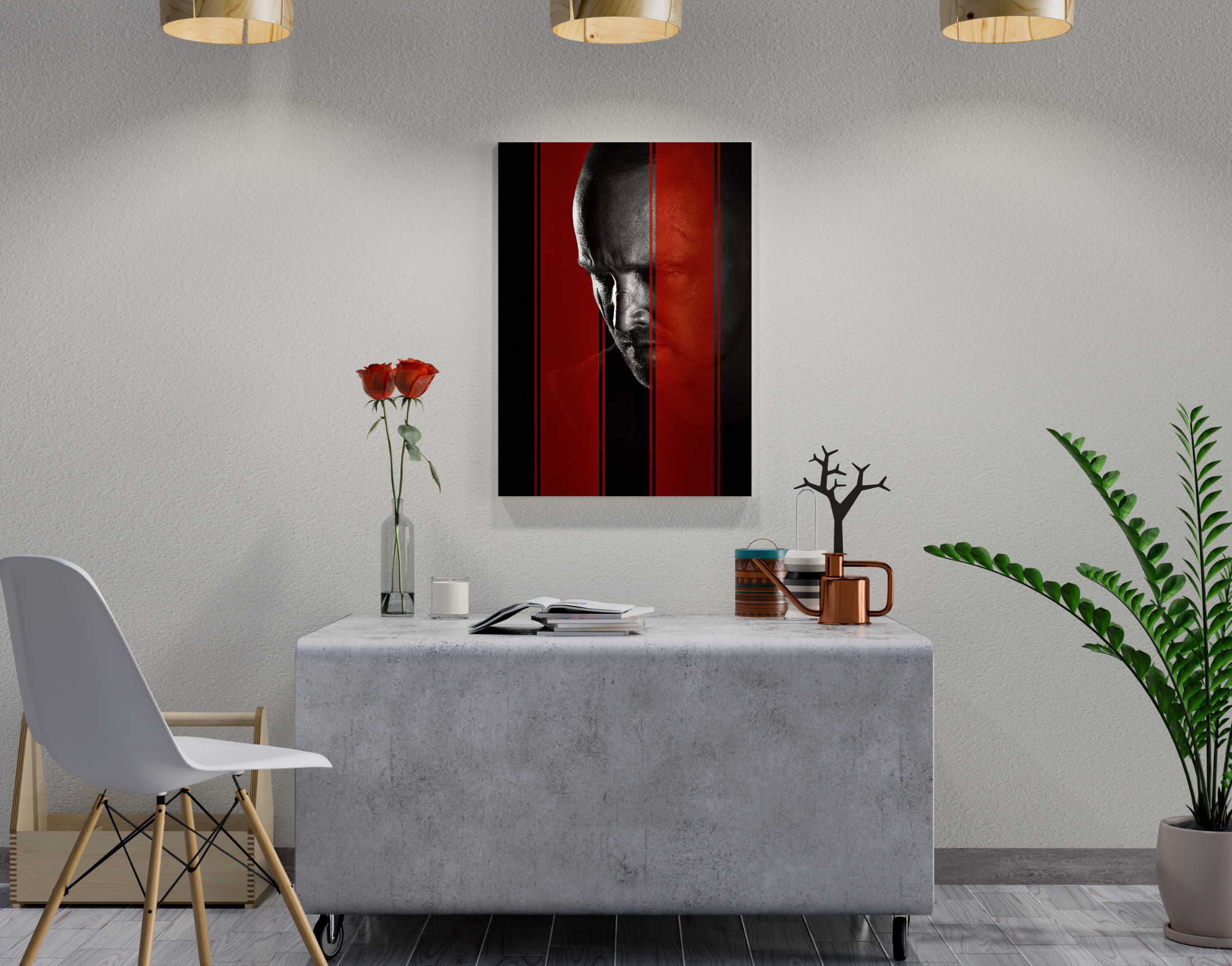 "JESSE PINKMAN- BREAKING BAD "- Shiny & Sturdy Metallic Poster Art That Pops & Sticks (Literally!)