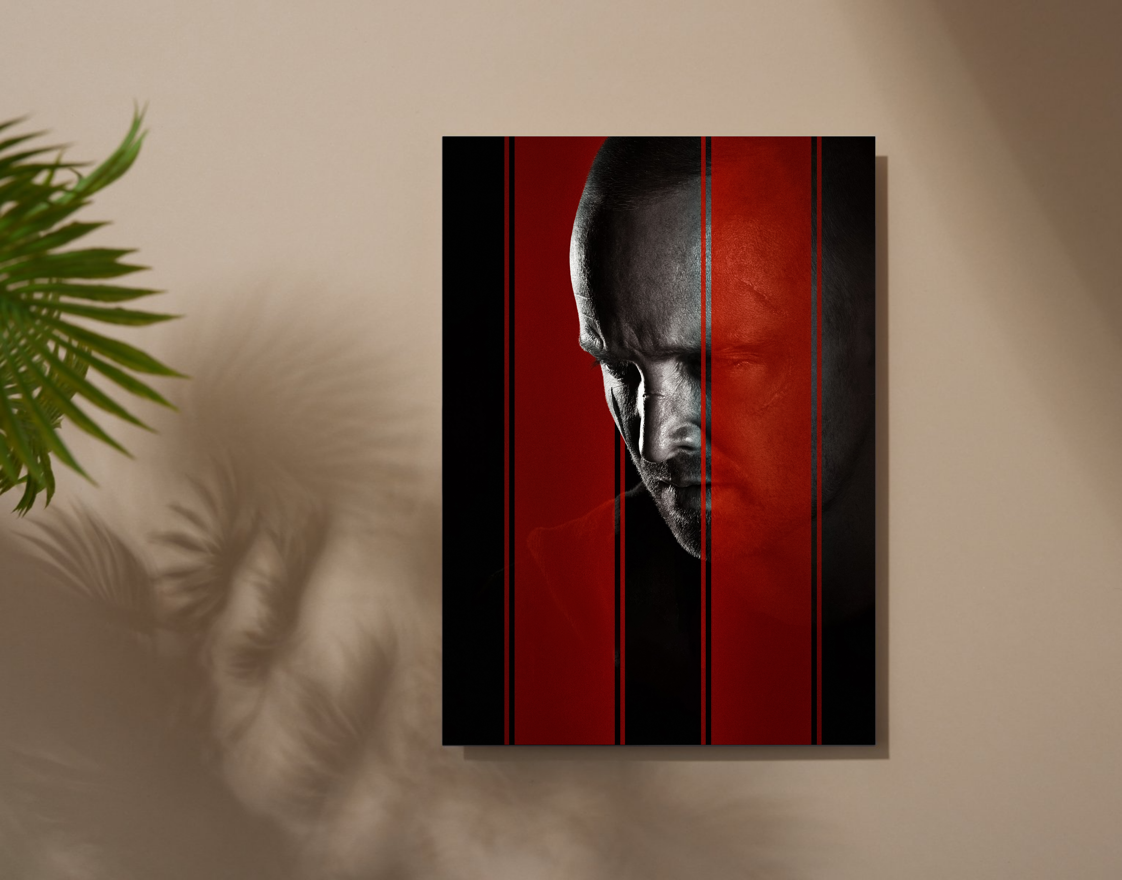 "JESSE PINKMAN- BREAKING BAD "- Shiny & Sturdy Metallic Poster Art That Pops & Sticks (Literally!)
