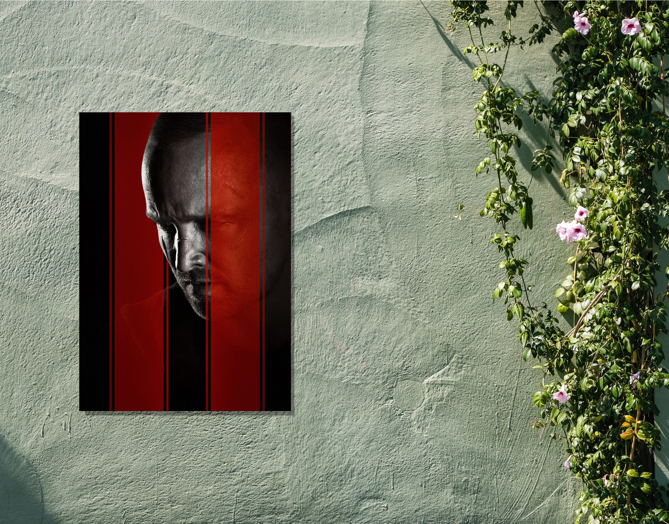 "JESSE PINKMAN- BREAKING BAD "- Shiny & Sturdy Metallic Poster Art That Pops & Sticks (Literally!)