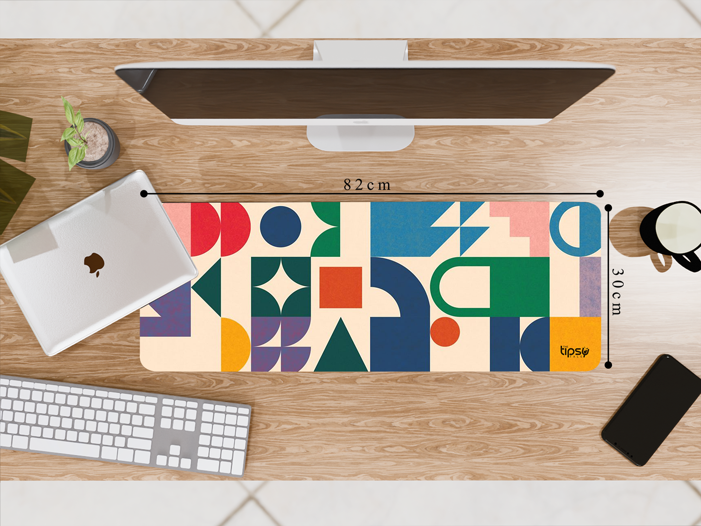 "ABSTRACT SHAPES" Gaming Mousepad Elevate Your Gaming Experience
