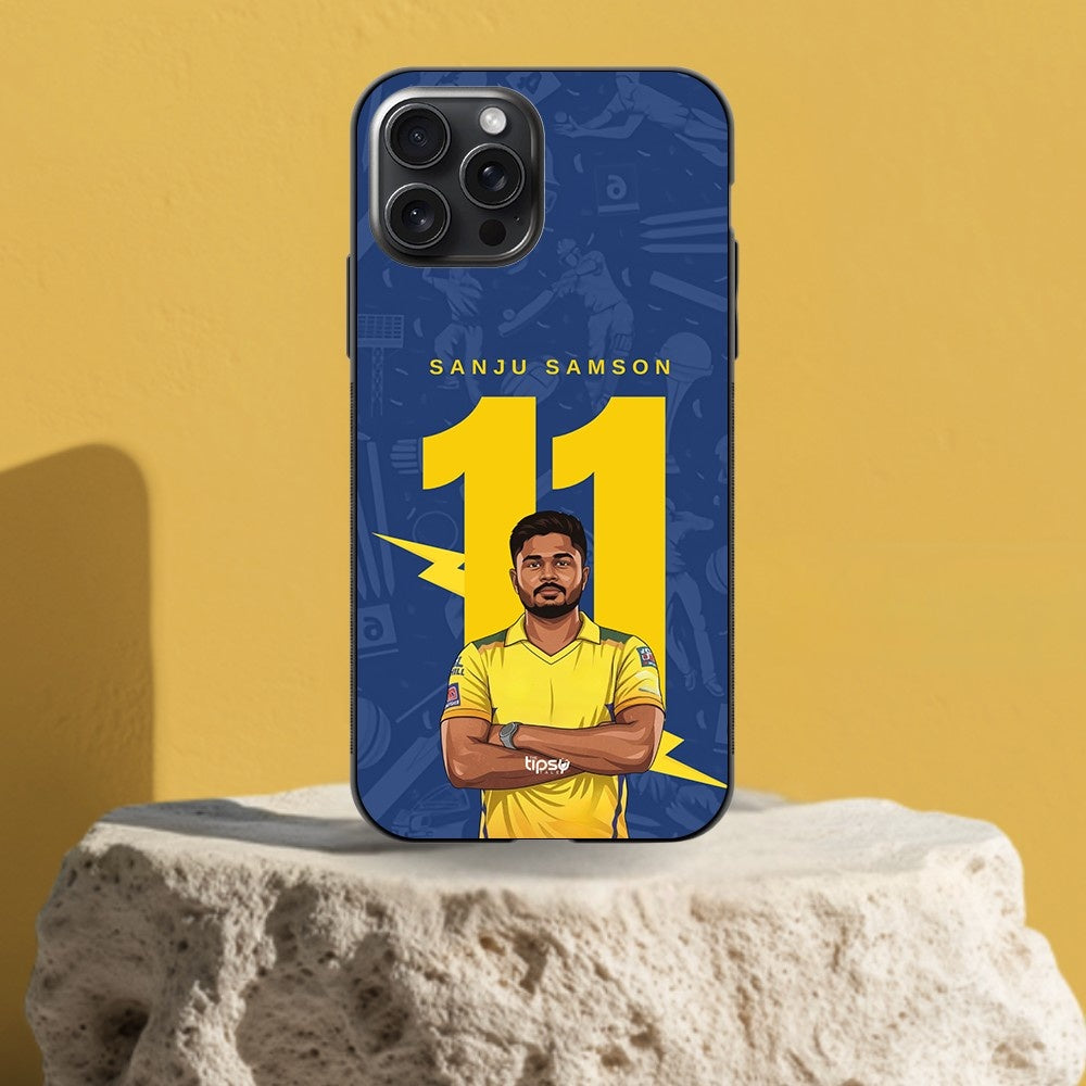 "SANJU SAMSON 11 - CRICKET FANDOM" -Mobile Covers Shock Resistant, Slim & Stylish Cases