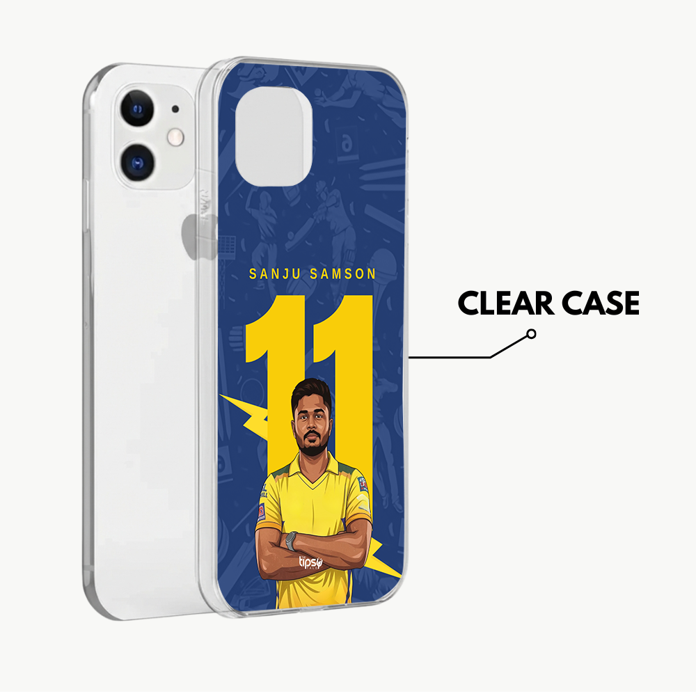 "SANJU SAMSON 11 - CRICKET FANDOM" -Mobile Covers Shock Resistant, Slim & Stylish Cases