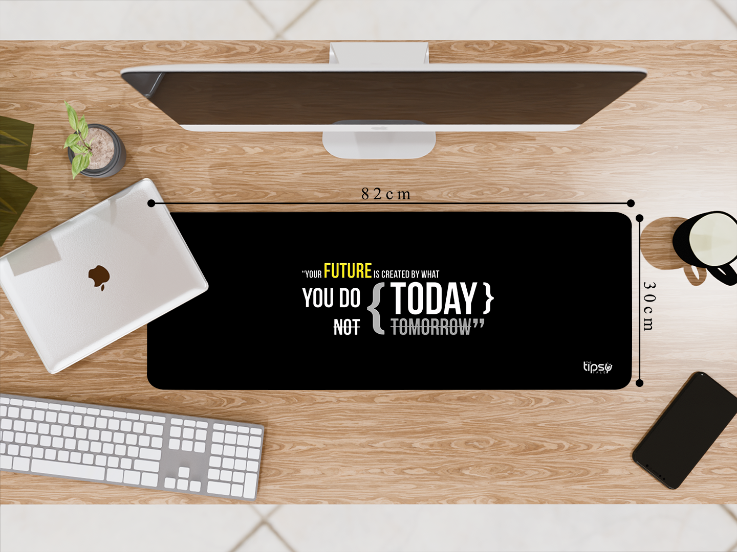 "DO IT TODAY" Gaming Mousepad Elevate Your Gaming Experience