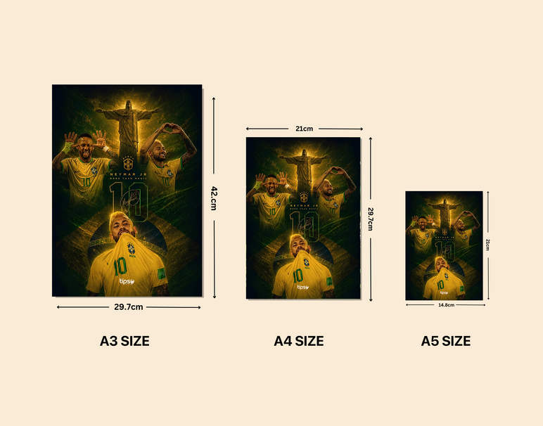 "NJR 10 - THE BRAND" -Shiny & Sturdy Metallic Poster Art That Pops & Sticks
