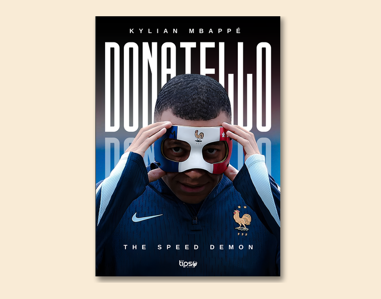 "SPEED DEMON - MBAPPE" -Shiny & Sturdy Metallic Poster Art That Pops & Sticks